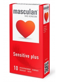 Презервативы Masculan Sensitive plus - 10 шт. - Masculan - купить с доставкой в Мурманске