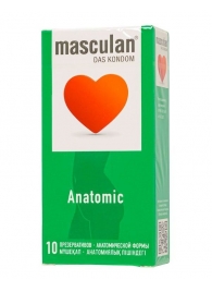 Презервативы анатомической формы Masculan Anatomic - 10 шт. - Masculan - купить с доставкой в Мурманске