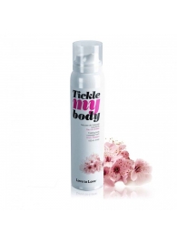 Массажная хрустящая пенка Tickle My Body Cherry Blossom с ароматом вишневого цвета - 150 мл. - Love to Love - купить с доставкой в Мурманске