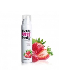 Массажная хрустящая пенка Tickle My Body Strawberry с ароматом клубники - 150 мл. - Love to Love - купить с доставкой в Мурманске