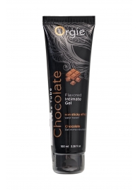 Интимный гель на водной основе Lube Tube Chocolate с шоколадным вкусом - 100 мл. - ORGIE - купить с доставкой в Мурманске