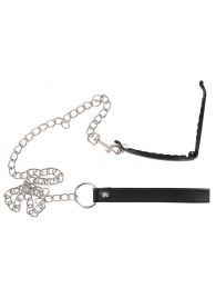 Зажим для половых губ с поводком Pussy Clamp With A Leash - Orion - купить с доставкой в Мурманске