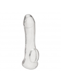 Прозрачная насадка на пенис Transparent Penis Enhancing Sleeve Extension - 15,9 см. - BlueLine - в Мурманске купить с доставкой