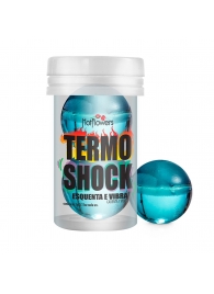 Интимный гель Termo Shock Hot Ball с разогревающе-покалывающим эффектом (2 шарика по 3 гр.) - HotFlowers - купить с доставкой в Мурманске