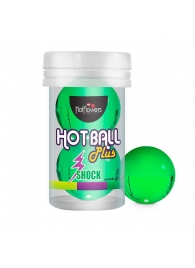 Лубрикант на силиконовой основе Hot Ball Plus с покалывающим эффектом (2 шарика по 3 гр.) - HotFlowers - купить с доставкой в Мурманске