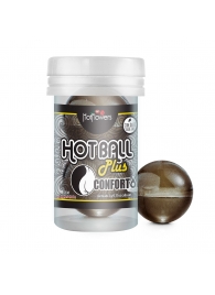 Анальный лубрикант на масляной основе Hot Ball Plus Conforto (2 шарика по 3 гр.) - HotFlowers - купить с доставкой в Мурманске