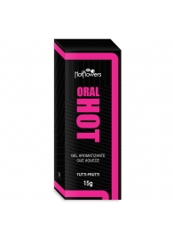 Гель для оральных ласк Oral Hot с согревающим эффектом - 15 гр. - HotFlowers - купить с доставкой в Мурманске