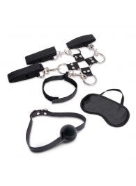 Набор для фиксации из 7 предметов Hogtie   Ball Gag Kit - Lux Fetish - купить с доставкой в Мурманске