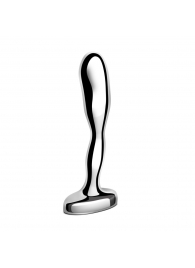 Стальной стимулятор простаты Stainless Steel Prostate Plug - 11,5 см. - b-Vibe - в Мурманске купить с доставкой