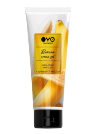 Лубрикант на водной основе OYO Aroma Gel Banana с ароматом банана - 75 мл. - OYO - купить с доставкой в Мурманске