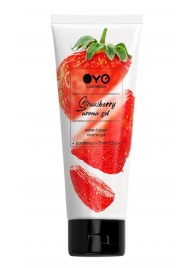 Лубрикант на водной основе OYO Aroma Gel Strawberry с ароматом клубники - 75 мл. - OYO - купить с доставкой в Мурманске