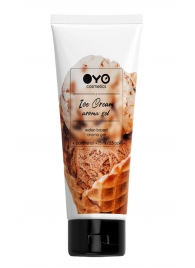 Лубрикант на водной основе OYO Aroma Gel Ice Cream с ароматом пломбира - 75 мл. - OYO - купить с доставкой в Мурманске