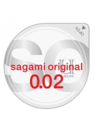 Ультратонкий презерватив Sagami Original - 1 шт. - Sagami - купить с доставкой в Мурманске