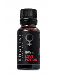 Возбуждающие капли для женщин Erotist Love Potion - 20 мл. - Erotist Libido Booster - купить с доставкой в Мурманске