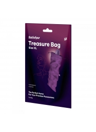 Фиолетовый мешочек для хранения игрушек Treasure Bag XL - Satisfyer - купить с доставкой в Мурманске