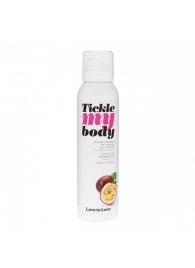 Массажная хрустящая пенка Tickle my body с ароматом маракуйи - 150 мл. - Love to Love - купить с доставкой в Мурманске