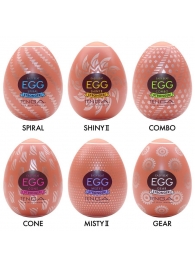 Набор из 6 мастурбаторов-яиц Tenga Egg Variety Pack V - Tenga - в Мурманске купить с доставкой