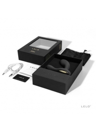 Чёрный перезаряжаемый стимулятор простаты Bruno Black - Lelo - в Мурманске купить с доставкой
