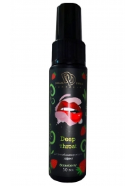 Спрей для горла Deep Throat с десенсибилизирующим эффектом и вкусом клубники - 50 мл. - БиоМед - купить с доставкой в Мурманске