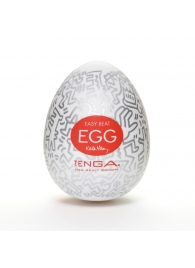 Мастурбатор-яйцо Keith Haring EGG PARTY - Tenga - в Мурманске купить с доставкой