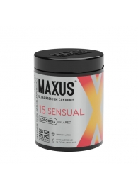 Анатомические презервативы MAXUS Sensual - 15 шт. - Maxus - купить с доставкой в Мурманске