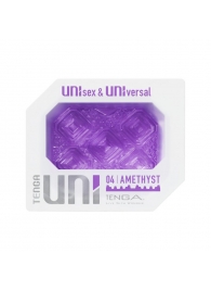 Фиолетовый мастурбатор-стимулятор Tenga Uni Amethyst - Tenga - в Мурманске купить с доставкой