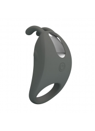 Серое эрекционное кольцо с вибрацией Master Ring - Baile - в Мурманске купить с доставкой