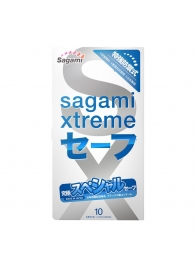 Презервативы Sagami Xtreme Ultrasafe с двойным количеством смазки - 10 шт. - Sagami - купить с доставкой в Мурманске