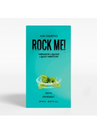 Жидкий вибратор Nuei Rock Me! с ароматом мяты - 20 мл. - Nuei cosmetics - купить с доставкой в Мурманске