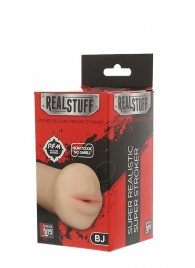 Нежный мастурбатор-ротик REALSTUFF 5INCH MASTURBATOR BJ - Dream Toys - в Мурманске купить с доставкой