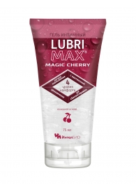 Интимный гель-смазка на водной основе Lubrimax Magic Cherry - 75 мл. - ИнтелБИО - купить с доставкой в Мурманске