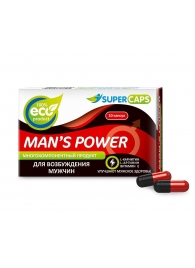 Возбуждающее средство Man’s power - 10 капсул (+1 в подарок) - SuperCaps - купить с доставкой в Мурманске