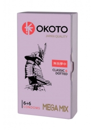 Презервативы OKOTO Mega Mix - 12 шт. - Sitabella - купить с доставкой в Мурманске