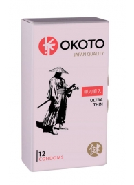 Тонкие презервативы OKOTO Ultra Thin - 12 шт. - Sitabella - купить с доставкой в Мурманске