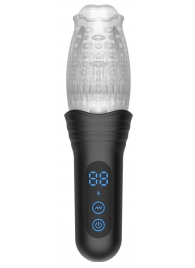 Автоматический мастурбатор Oral Sex Masturbator с функциями ротации, вибрации и фрикций - Secwell - в Мурманске купить с доставкой
