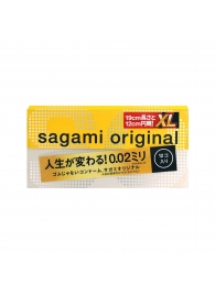 Презервативы увеличенного размера Sagami Original 0.02 XL-size - 12 шт. - Sagami - купить с доставкой в Мурманске