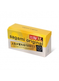 Презервативы увеличенного размера Sagami Original 0.02 XL-size - 12 шт. - Sagami - купить с доставкой в Мурманске