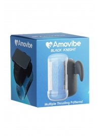 Инновационный робот-мастурбатор Black Knight с функцией пенетрации - Amovibe - в Мурманске купить с доставкой