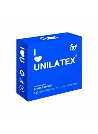 Классические презервативы Unilatex Natural Plain - 3 шт. - Unilatex - купить с доставкой в Мурманске