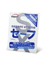 Презерватив Sagami Xtreme Ultrasafe с двойным количеством смазки - 1 шт. - Sagami - купить с доставкой в Мурманске