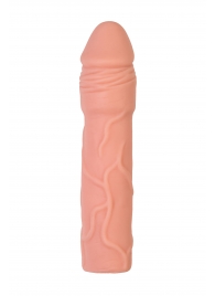 Телесная удлиняющая насадка с подхватом - 19 см. - ToyFa - в Мурманске купить с доставкой