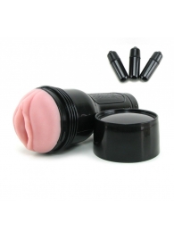 Мастурбатор-вагина Fleshlight - Vibro Pink Lady Touch с вибрацией - Fleshlight - в Мурманске купить с доставкой
