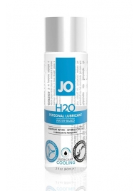 Охлаждающий лубрикант на водной основе JO Personal Lubricant H2O COOLING - 60 мл. - System JO - купить с доставкой в Мурманске