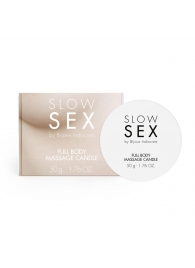 Массажная свеча для всего тела Slow Sex - 50 гр. - Bijoux Indiscrets - купить с доставкой в Мурманске