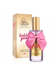 Разогревающее массажное масло Light My Fire Bubble Gum с ароматом бабл-гам - 100 мл. - Bijoux Indiscrets - купить с доставкой в Мурманске