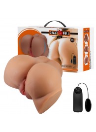 Карамельный мастурбатор-полуторс Emilia с вибрацией - Baile - в Мурманске купить с доставкой