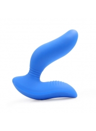 Синий вибромассажер простаты 3,5’’ Curve P-spot Massager - 12 см. - Erokay - в Мурманске купить с доставкой