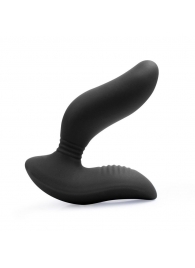 Черный вибромассажер простаты 3,5’’ Curve P-spot Massager - 12 см. - Erokay - в Мурманске купить с доставкой