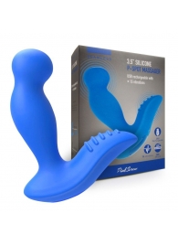Синий вибромассажер простаты 3,5’’ P-spot Massager - 12,5 см. - Erokay - в Мурманске купить с доставкой