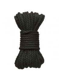 Черная верёвка для связывания и фиксации Bind Tie - 9,14 м. - Doc Johnson - купить с доставкой в Мурманске
